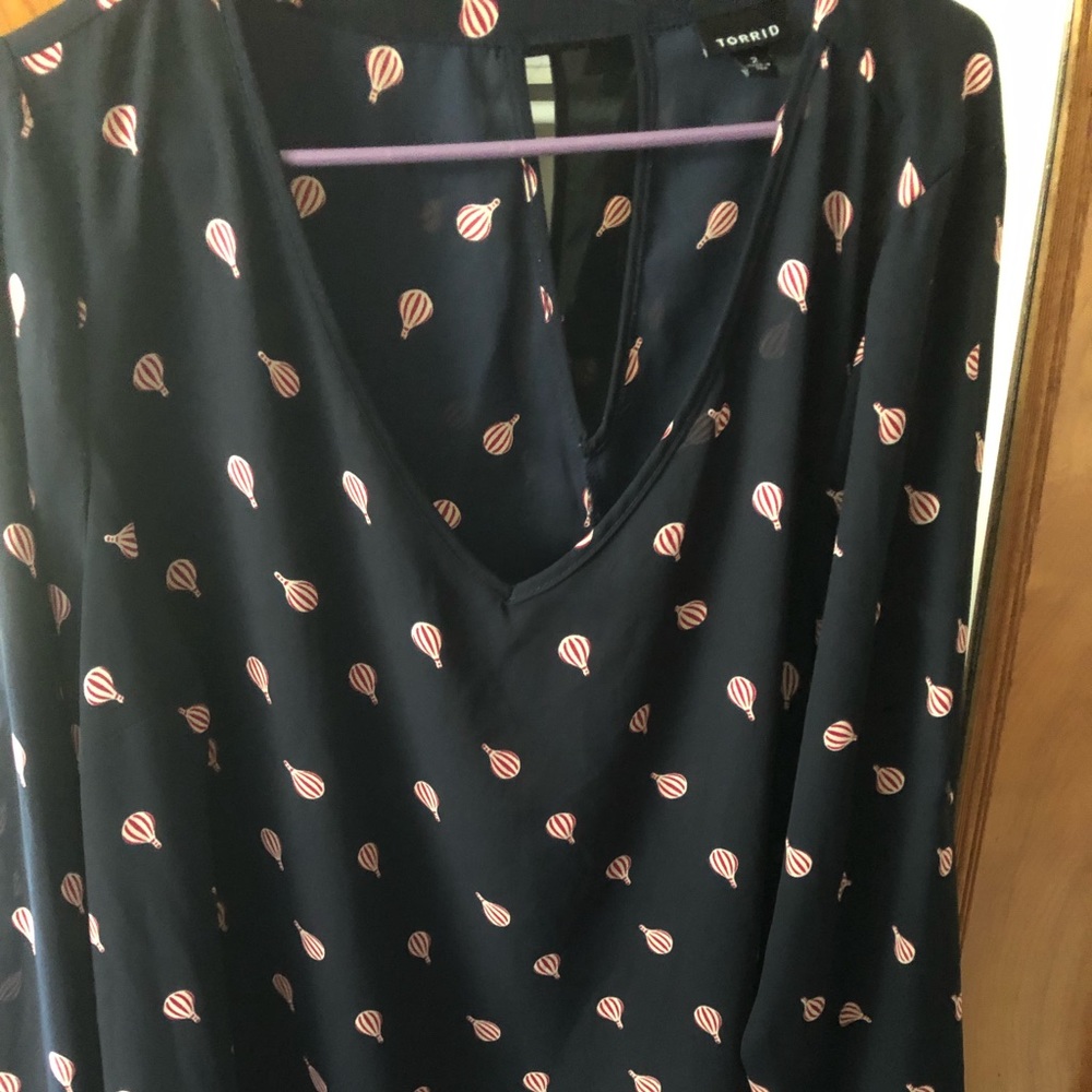 Torrid air ballon blouse